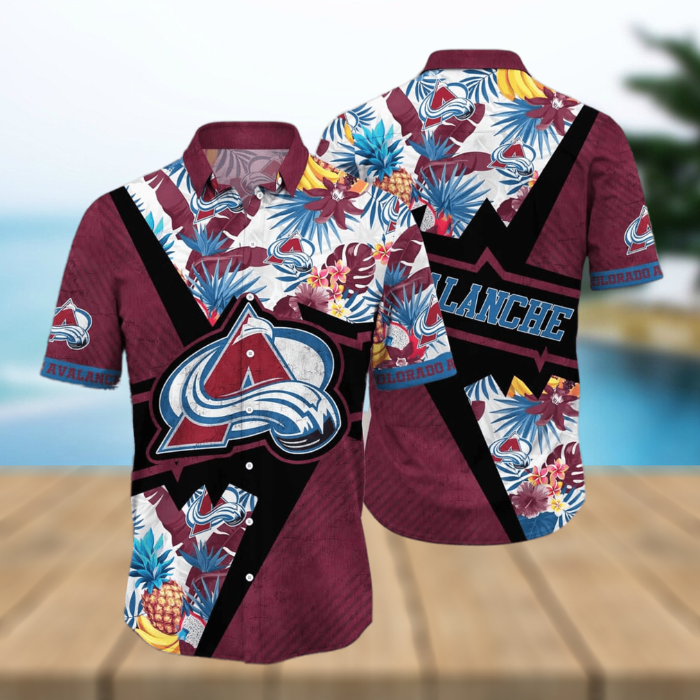 NHL Colorado Avalanche Hawaiian Shirt Beach Gift For Friend hawaiian shirt - Limotees