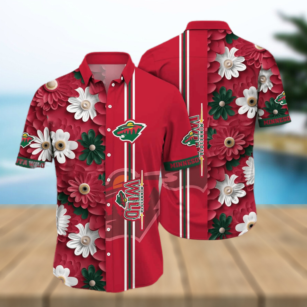 NHL Minnesota Wild Hawaiian Shirt Summer Gift For Friend - Limotees