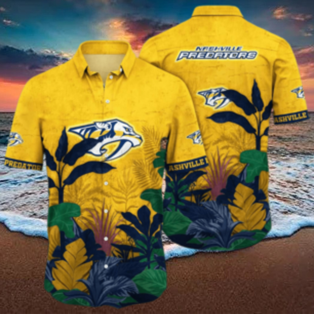 NHL Nashville Predators Hawaiian Shirt Summer Beach Gift - Limotees