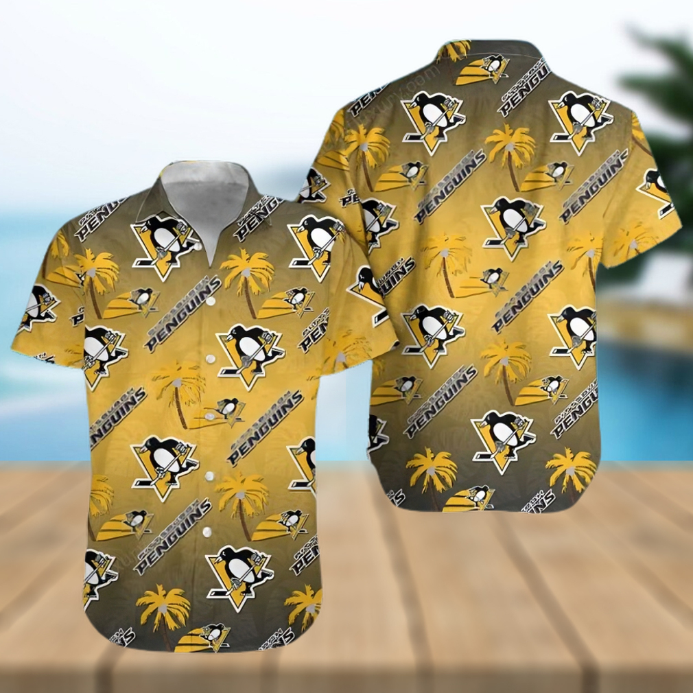 NHL Pittsburgh Penguins Hawaii 3D Hawaiian Shirt - Limotees