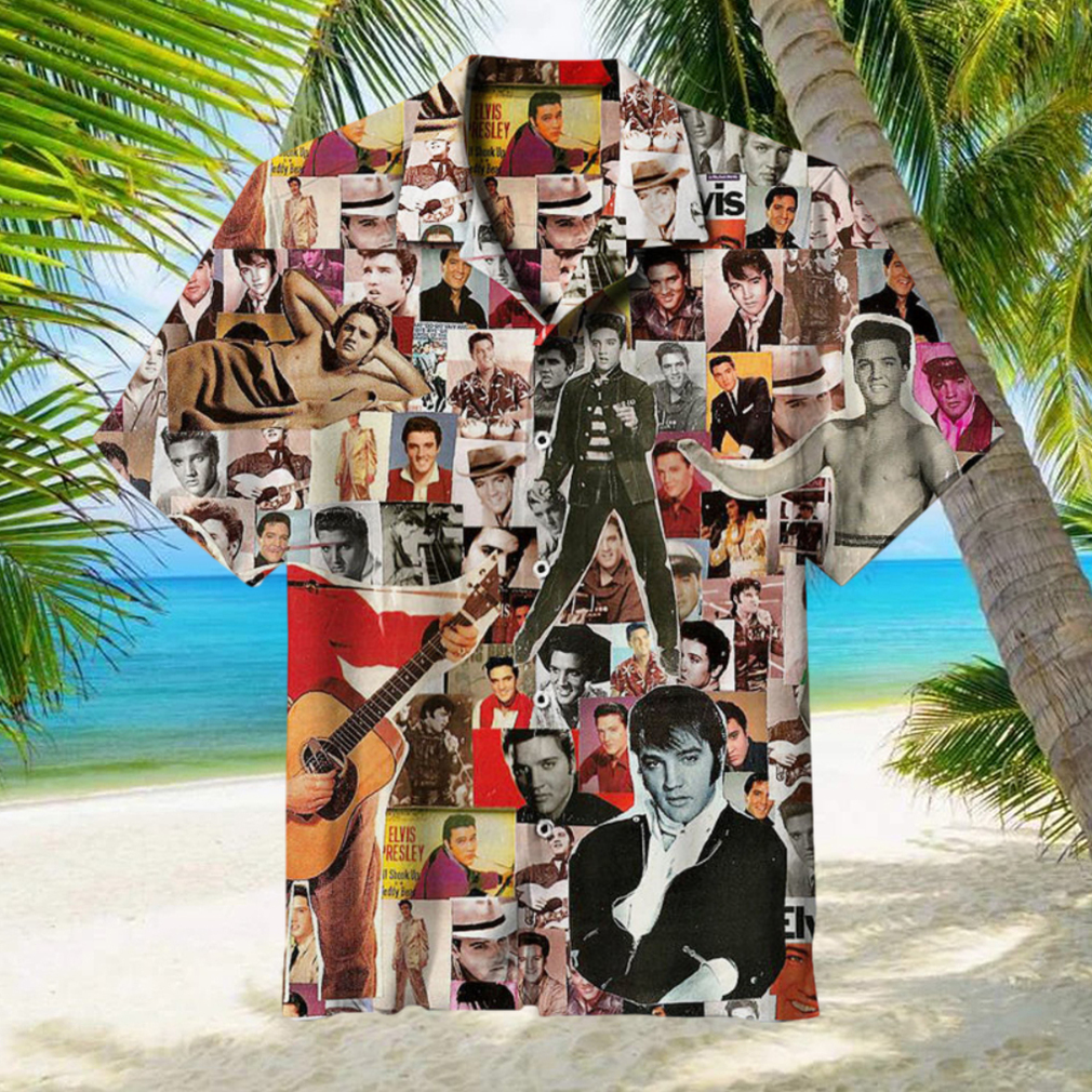 Nmr Distribution Elvis Presley Movie Poster Aloha Hawaiian Shirt - Limotees