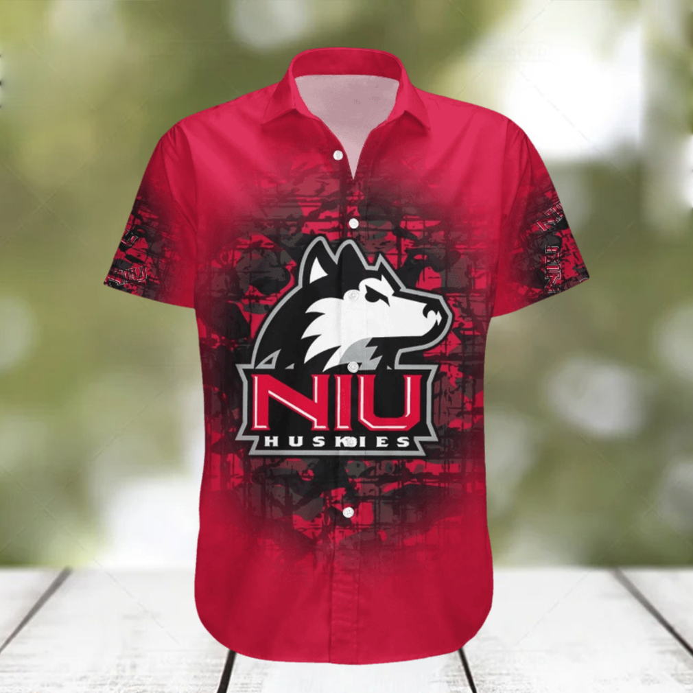 Northern Illinois Huskies Hawaii Shirt Camouflage Vintage – NCAA - Limotees