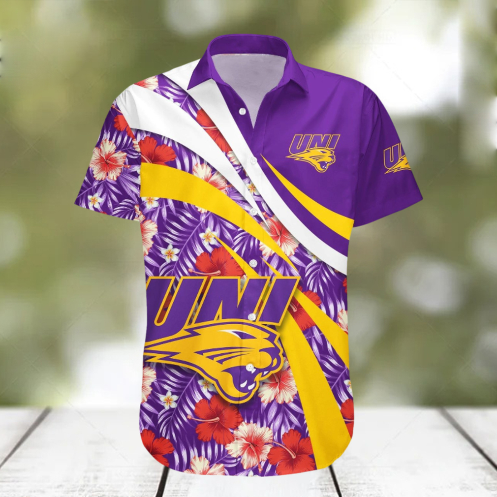 Northern Iowa Panthers Hawaii Shirt Hibiscus Sport Style – NCAA - Limotees