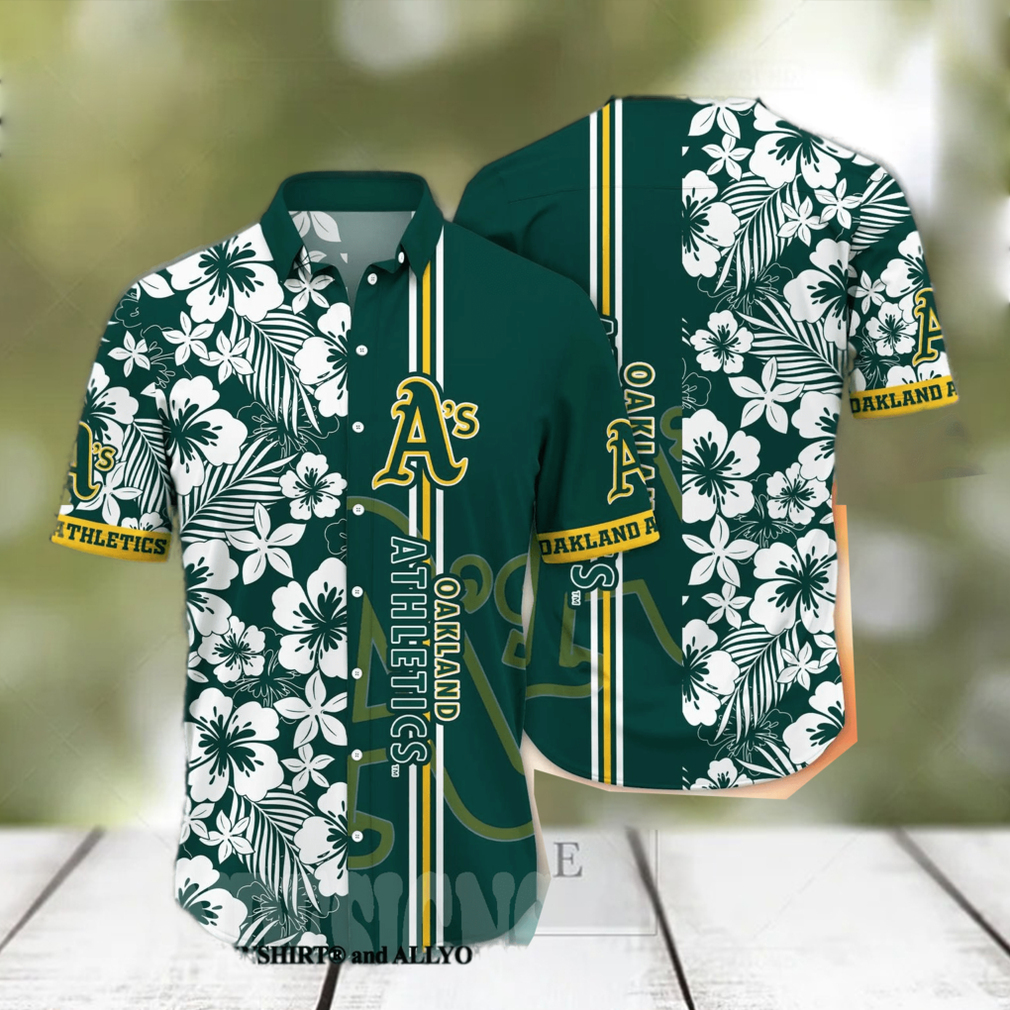 Oakland Athletics MLB Flower Classic Hawaiian Shirt - Limotees