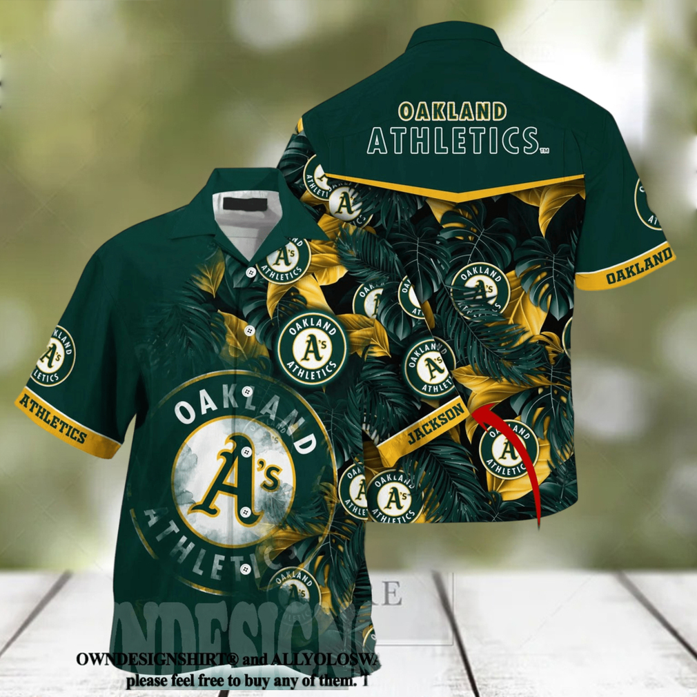 Oakland Athletics MLB Full Printed Unisex Hawaiian Shirt - Limotees