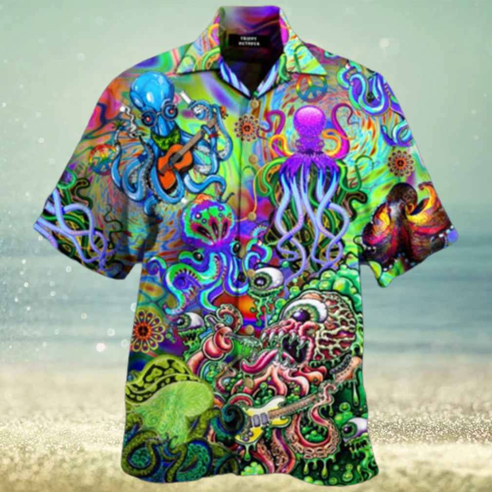 Octopus Multicolor Amazing Design Hawaiian Shirt - Limotees