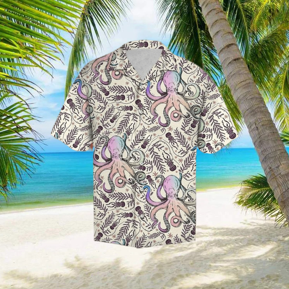 Octopus Tropical Ocean Hawaii Shirt - Limotees