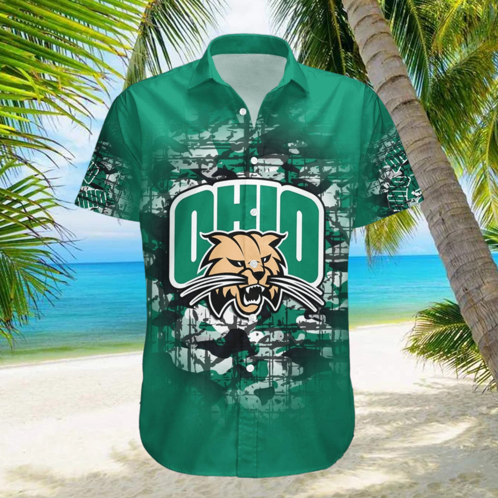 Ohio Bobcats Hawaiian Shirt - Limotees