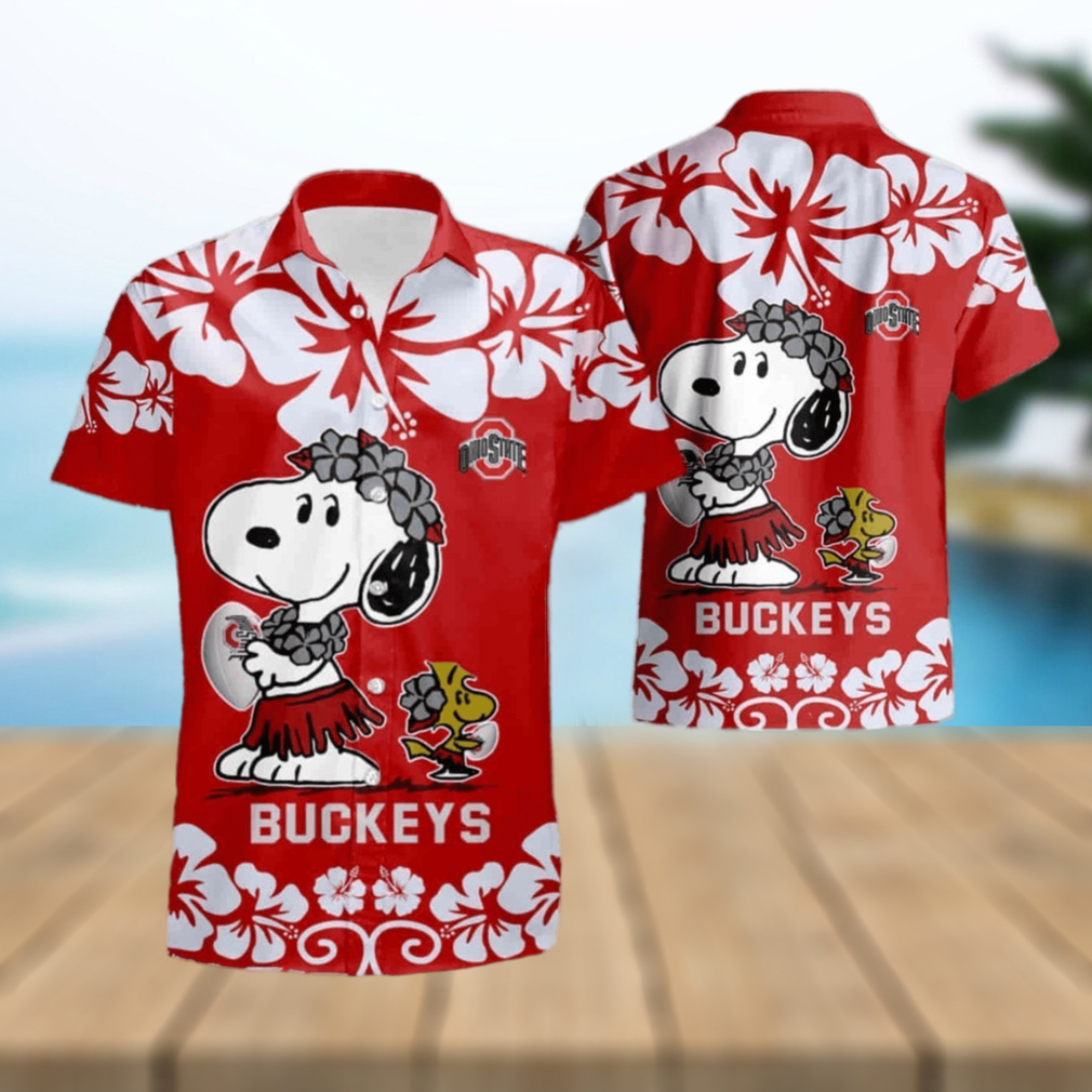 Ohio State Buckeyes Hawaiian Shirt - Limotees