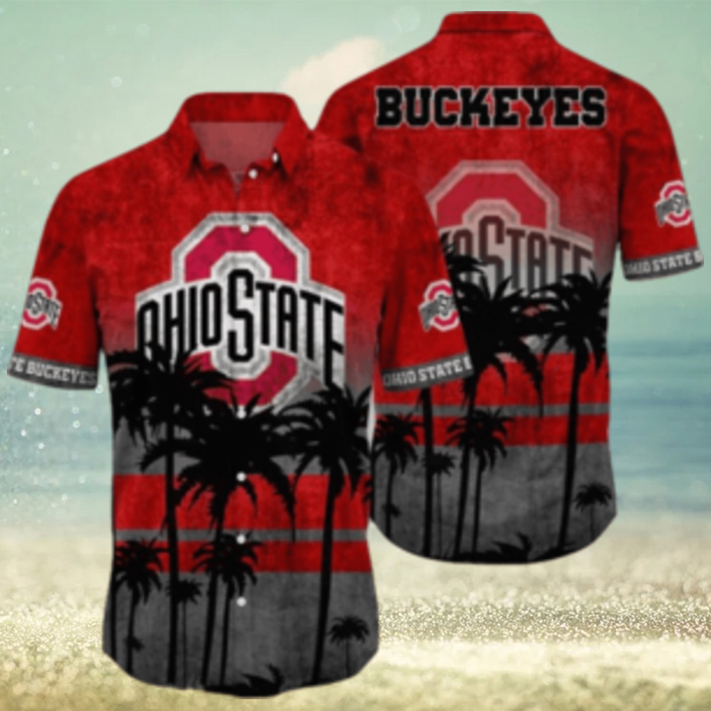 Ohio State Buckeyes Logo Coconut Tropical Hawaiian Shirt Beach Gift For Fans - Limotees