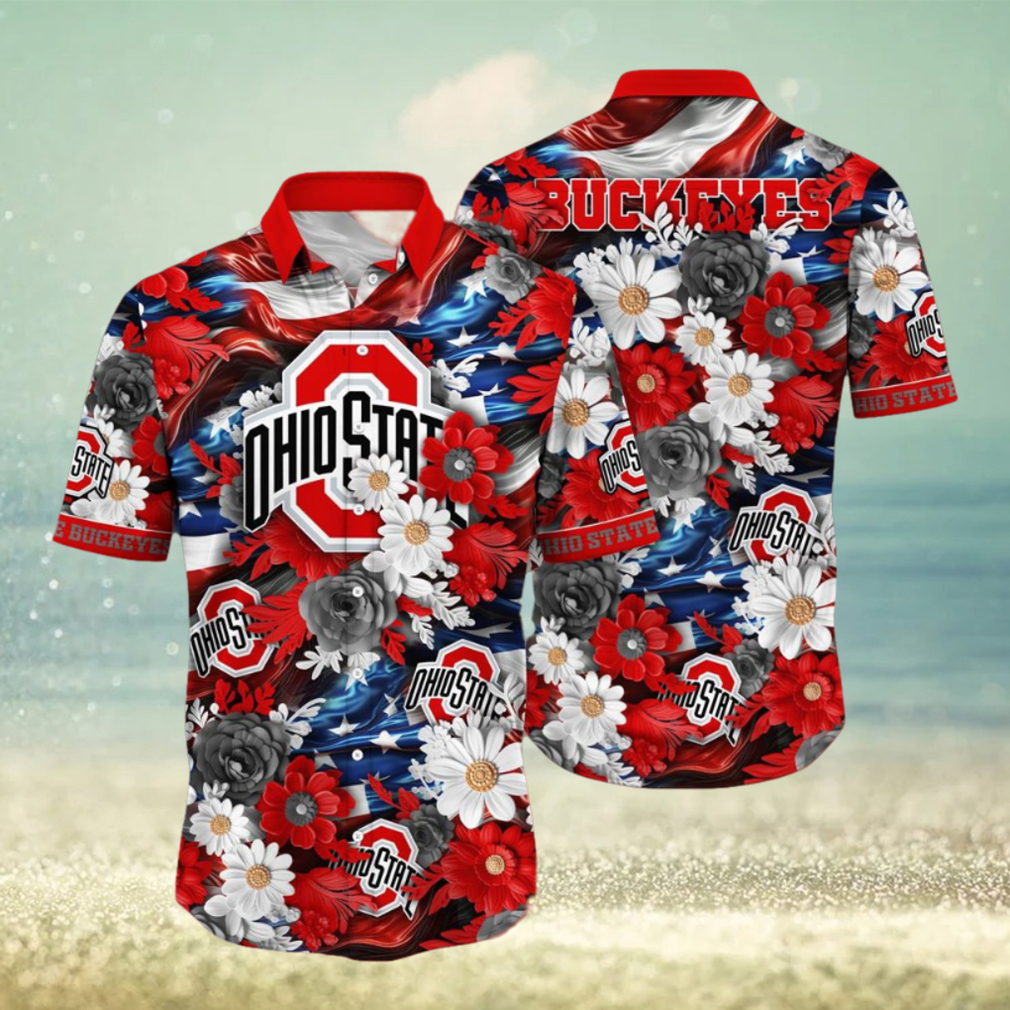 Ohio State Buckeyes NCAA1 Hawaii Shirt Independence Day - Limotees