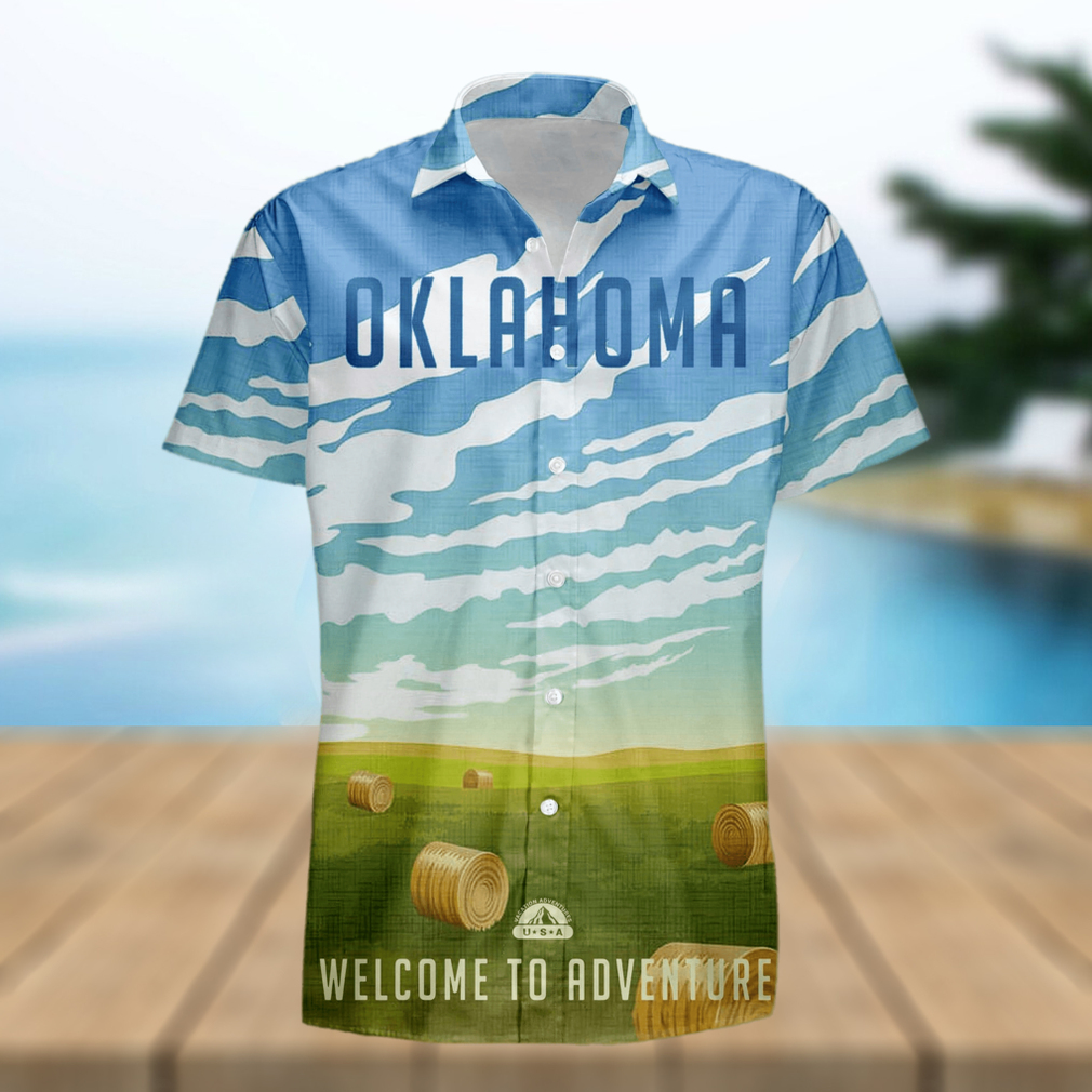 Oklahoma Retro Style Travel Summer 3D Hawaiian Shirt Gift For Men And Women Fans - Limotees