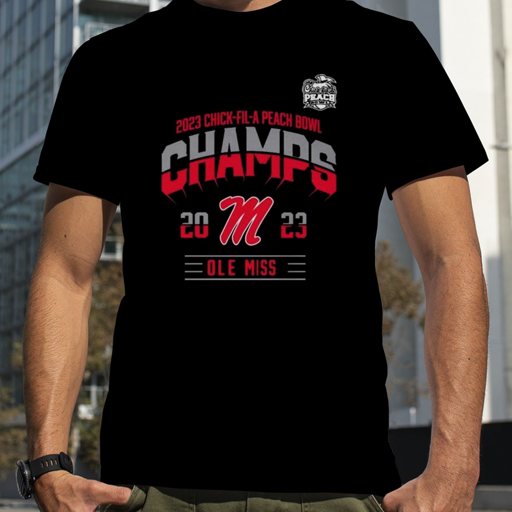 Ole Miss Rebels 2023 Chick-Fil-A Peach Bowl Champions Shirt