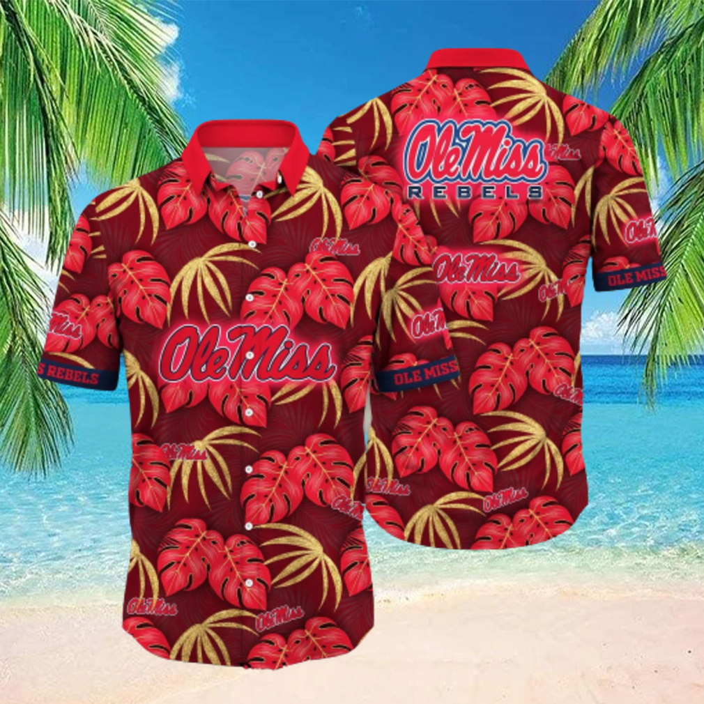 Ole Miss Rebels NCAA For Sports Fan Summer Hawaiian Beach Shirt - Limotees