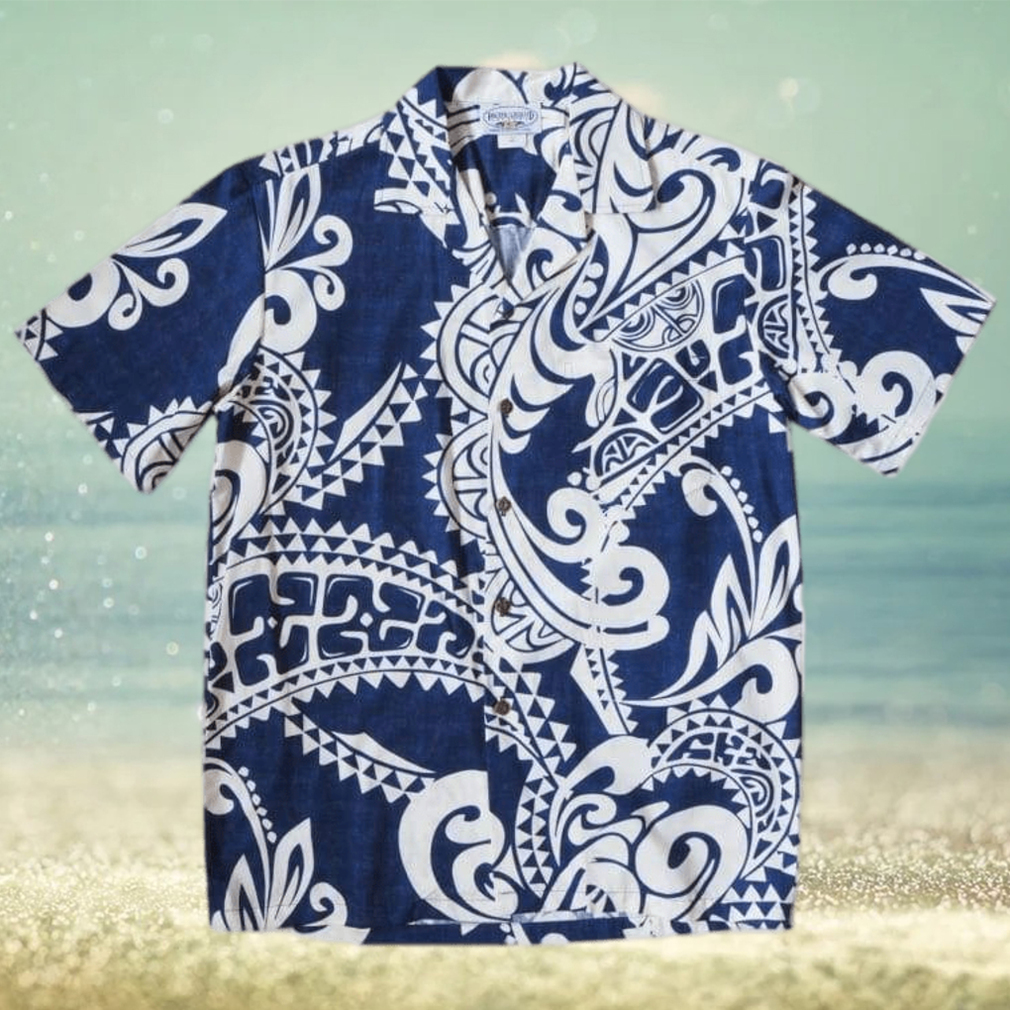 Olukai Blue High Quality Hawaiian Shirt - Limotees