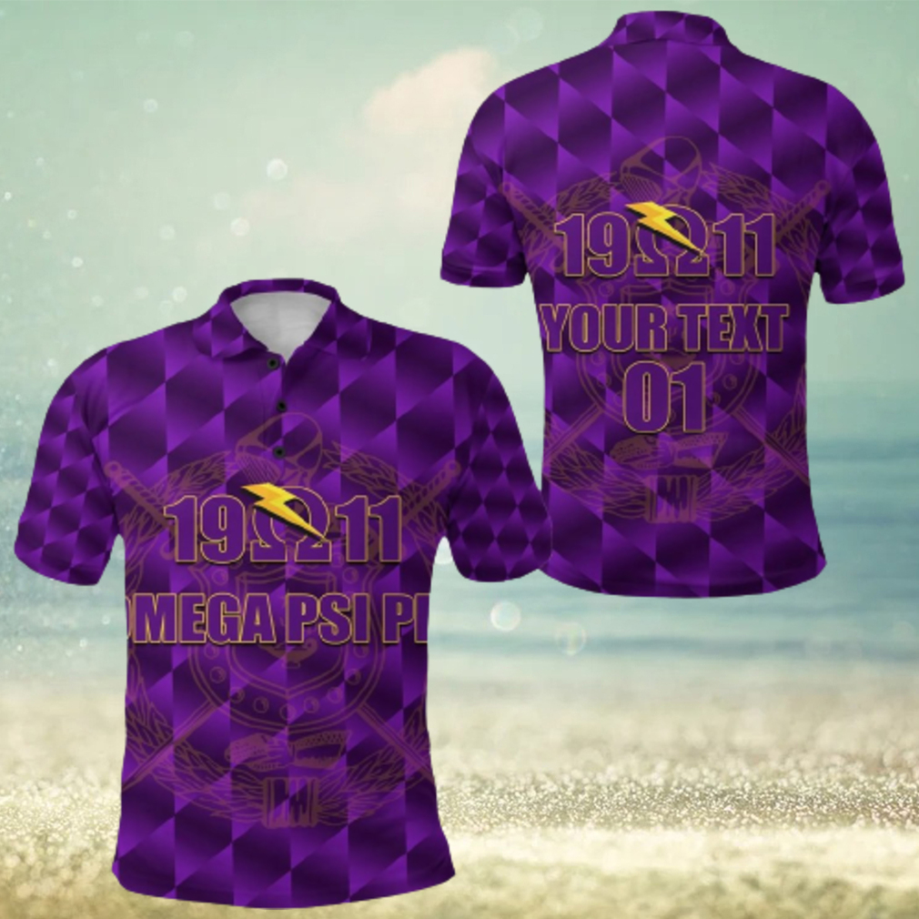 Omega Psi Phi 1911 Checked Style Personalised Hawaiian Shirt - Limotees