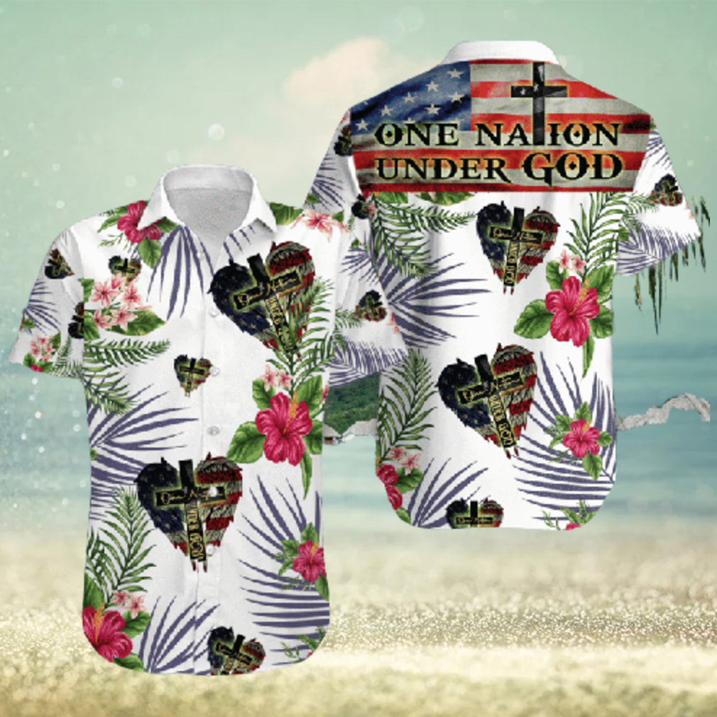 One Nation Under God Hawaiian Shirt - Limotees