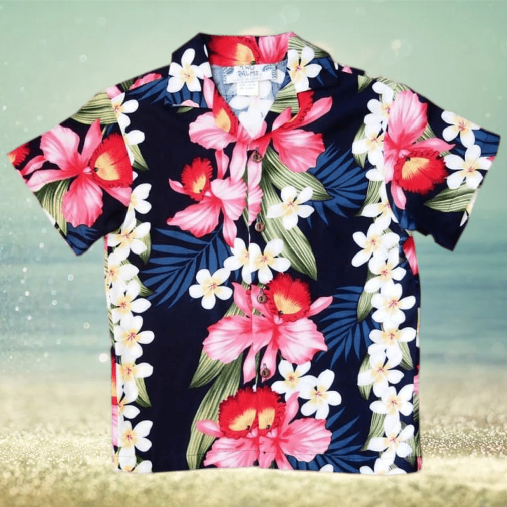 Orchid Black High Quality Hawaiian Shirt - Limotees