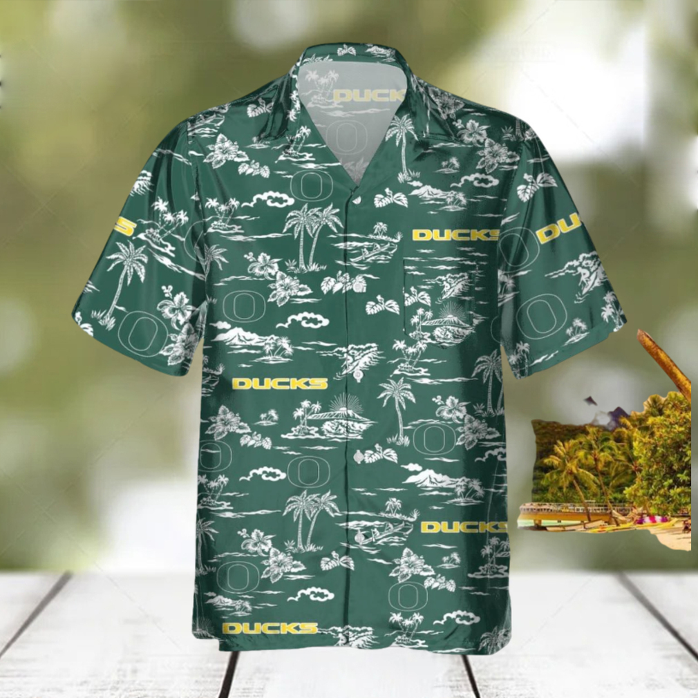 Oregon Ducks Designer 3D Hawaiian Shirt Best For Fans Beach Gift For Men And Women - Limotees