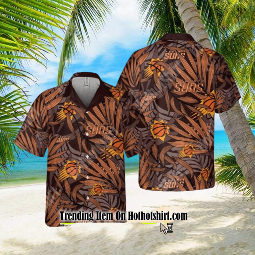 PHOENIX SUNS LATEST FOR MEN AND WOMEN GIFT FLORAL ALOHA BEACH HAWAIIAN SHIRT - Limotees