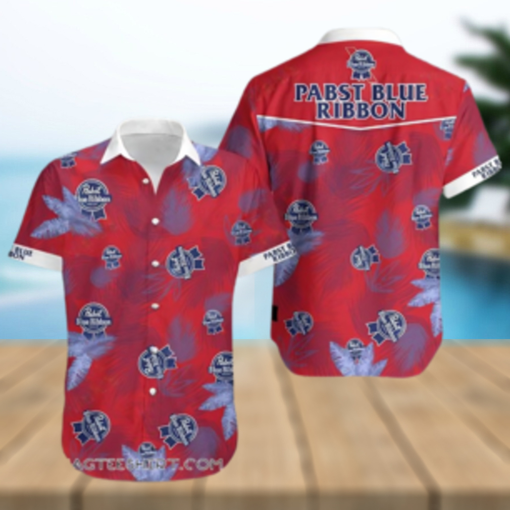 Pabst Blue Ribbon Beer hawaiian shirt - Limotees