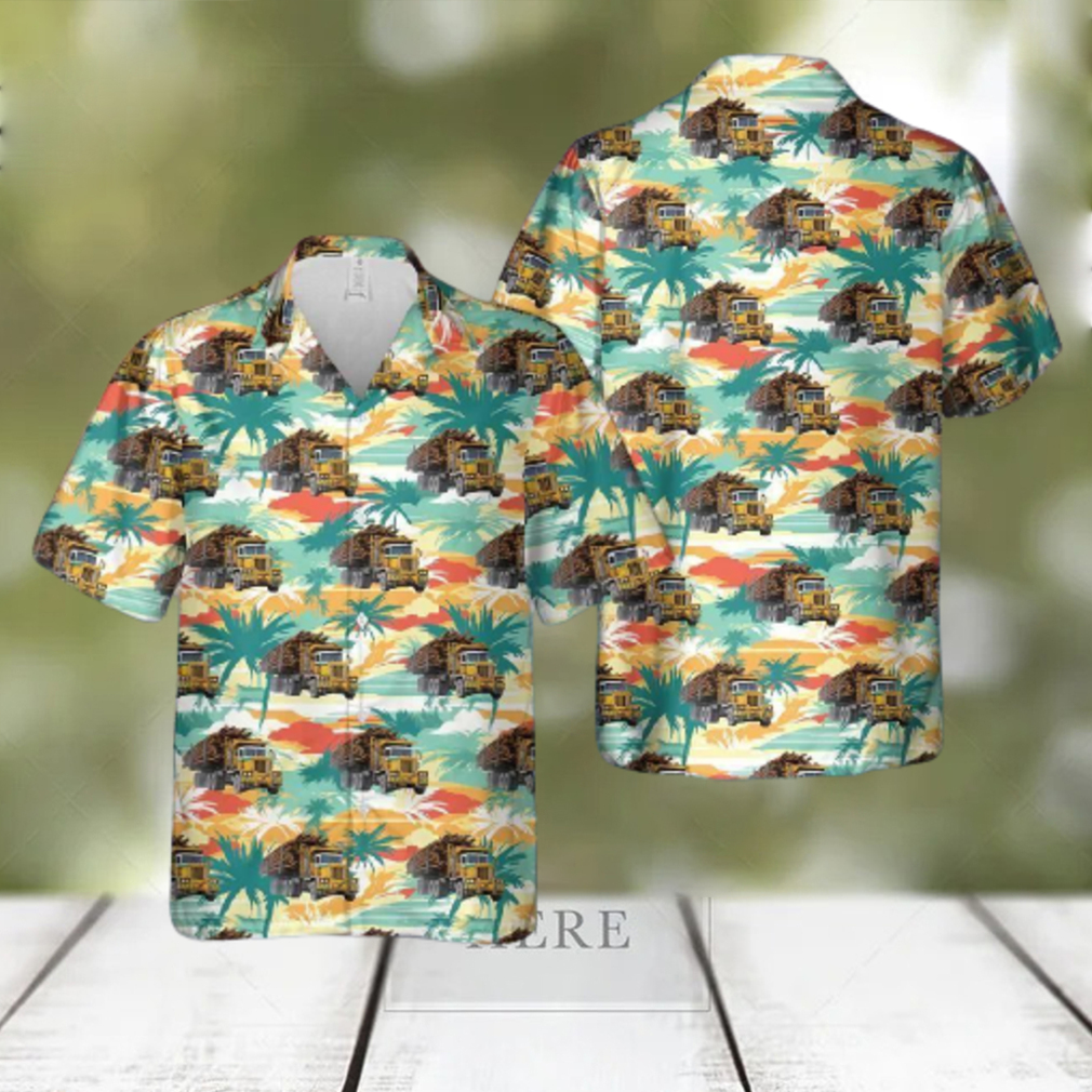 Pacific P12 Logging Truck Hawaiian Shirt - Limotees