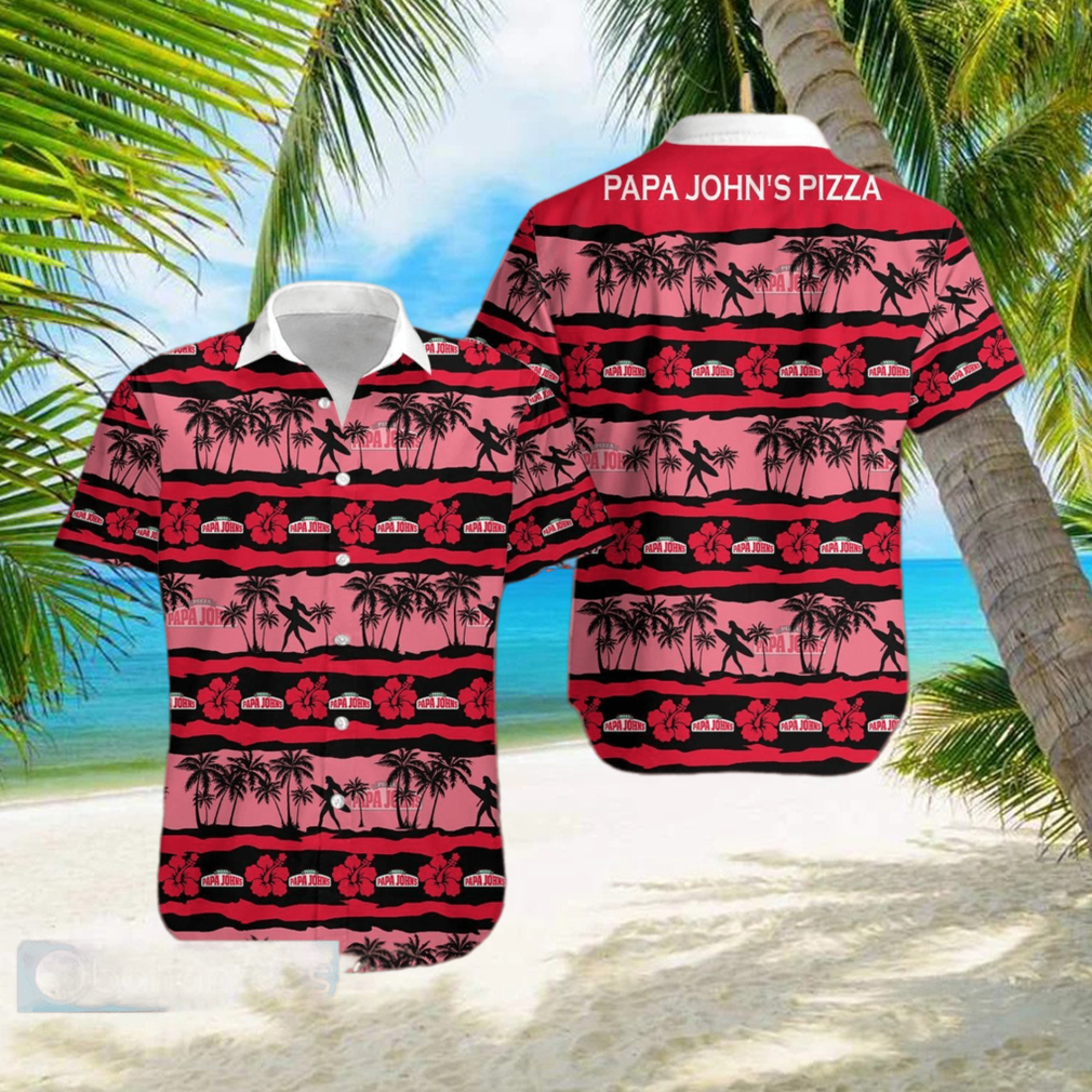 Papa John’s Pizza Special Tropical Hawaiian Shirt For Men And Women Gift - Limotees