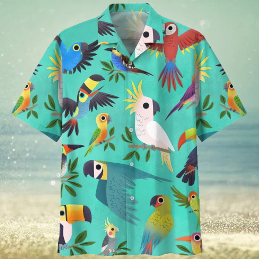 Parrot Blue Awesome Design Unisex Hawaiian Shirt For Men And Women Dhc17062981 - Limotees