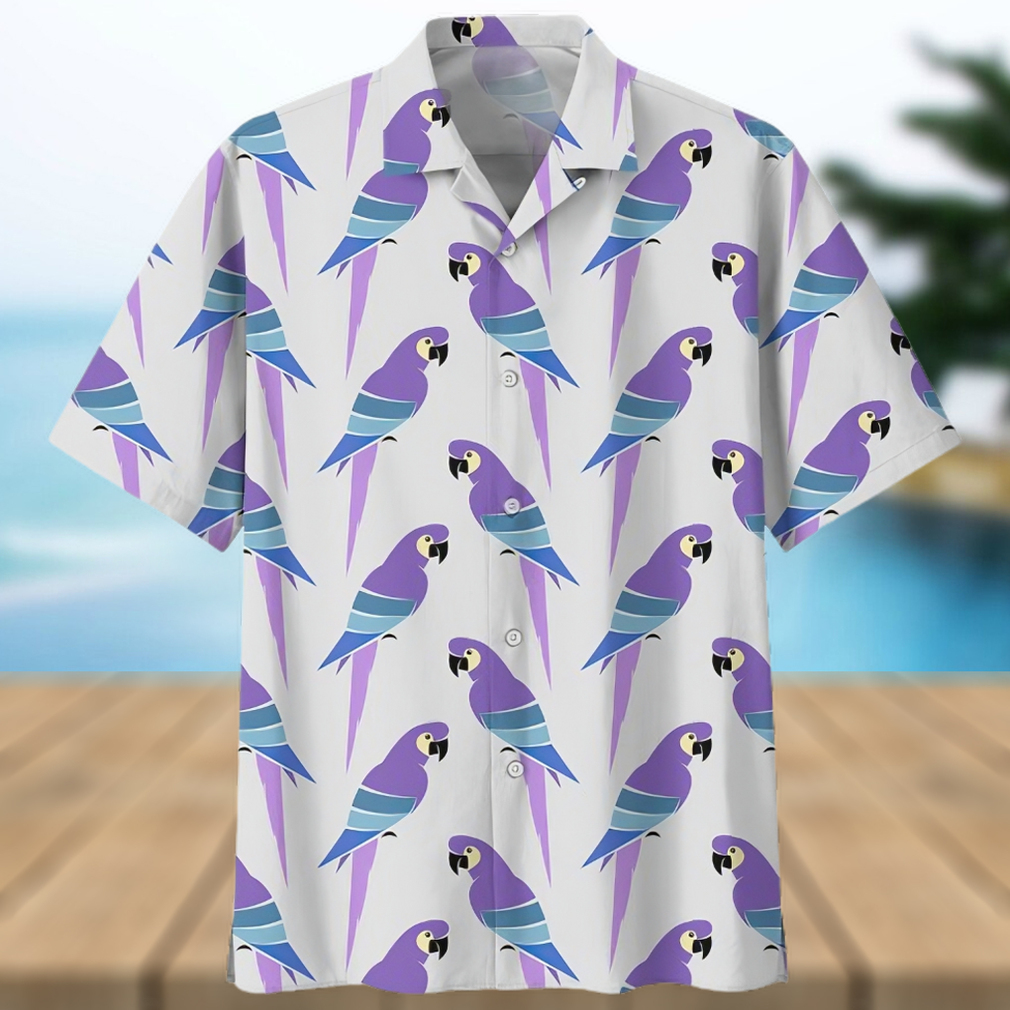 Parrot Purple Unique Design Unisex Hawaiian Shirt - Limotees