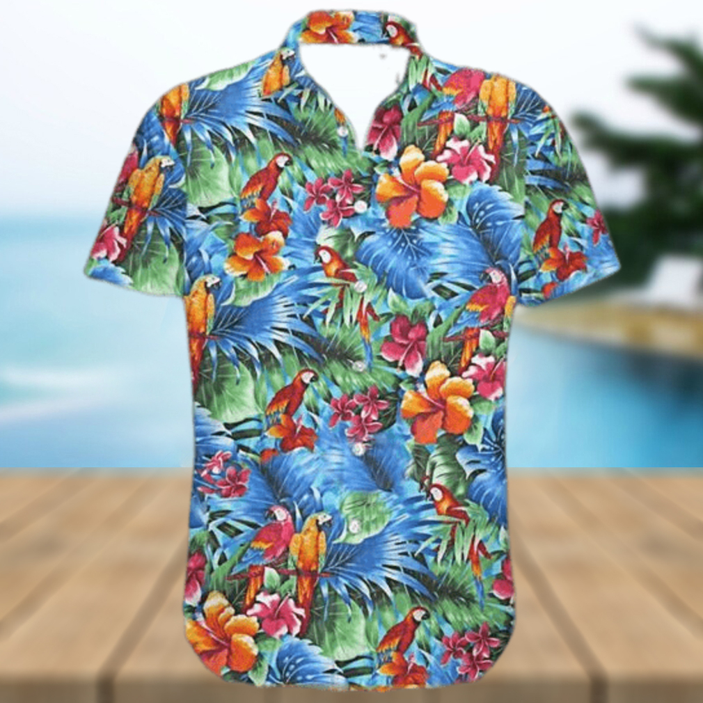 Parrot Tropical Funny Hawaiian Shirt, Aloha Shirt - Limotees