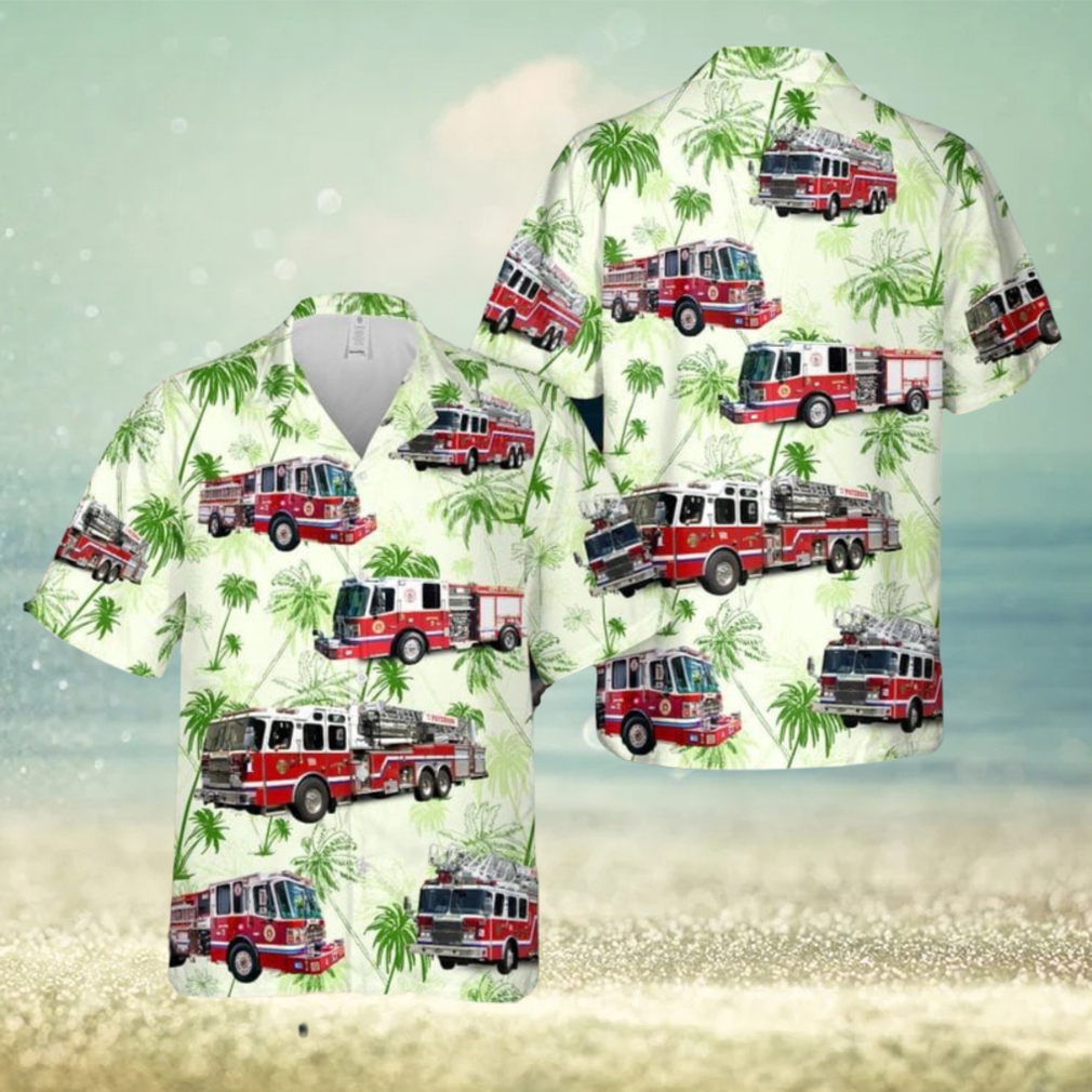 Paterson Fire Department 3D Hawaiian Shirt Summer Holiday Gift For Men And Women - Limotees