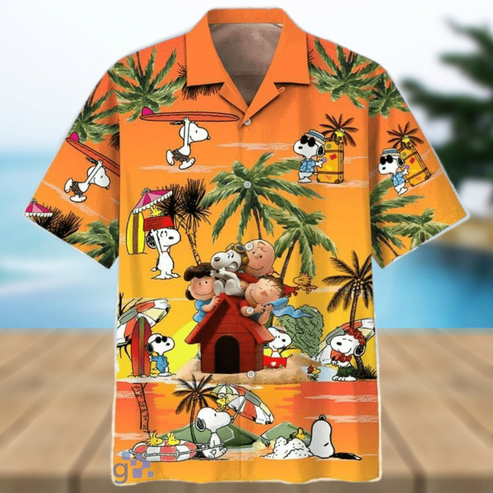 Peanuts Charlie Brown And Snoopy Hawaiian Shirt For Men For Men - Limotees