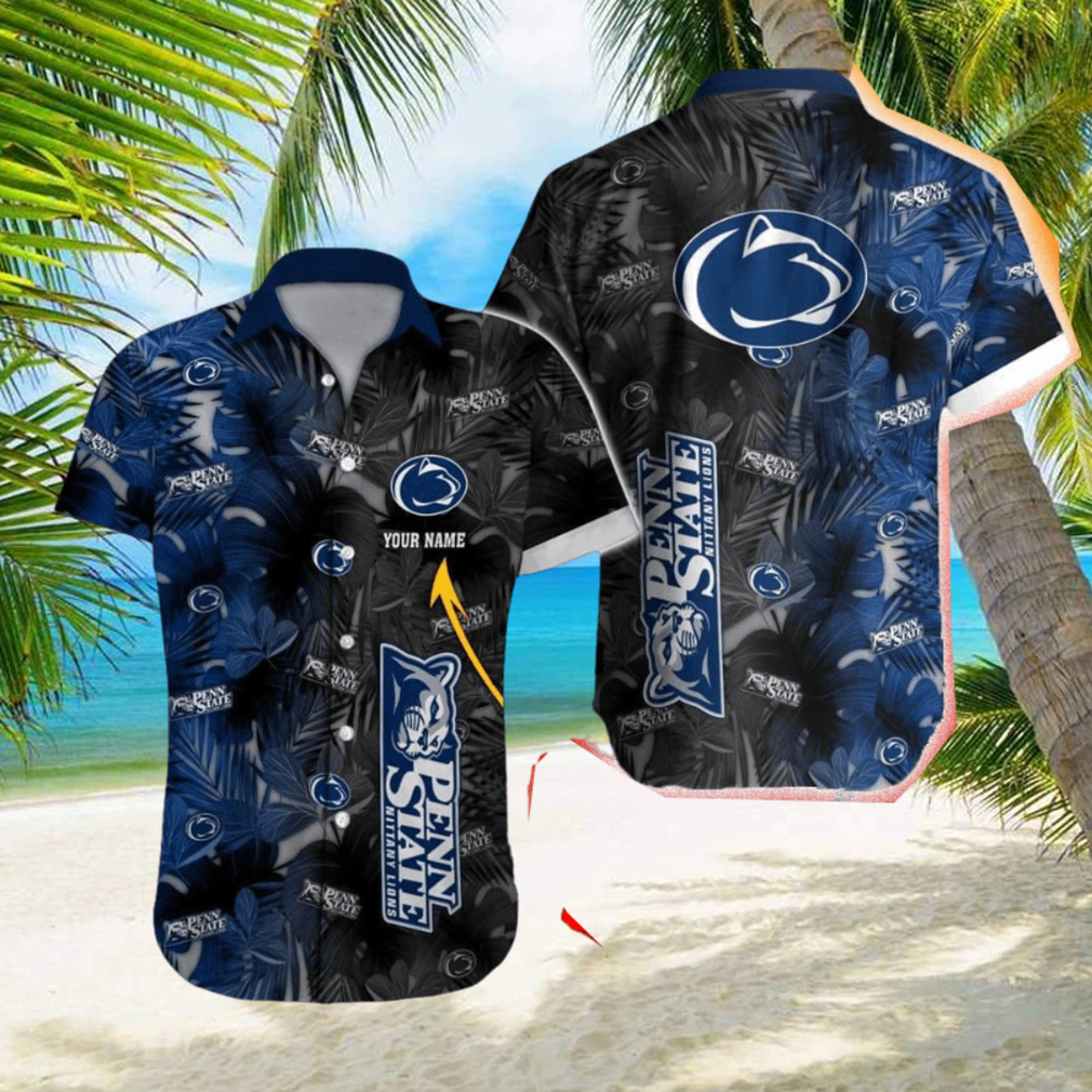 Penn State Nittany Lions NCAA Vacation Custom Name Men And Women Sports Teams Hawaiian Shirt Gift - Limotees