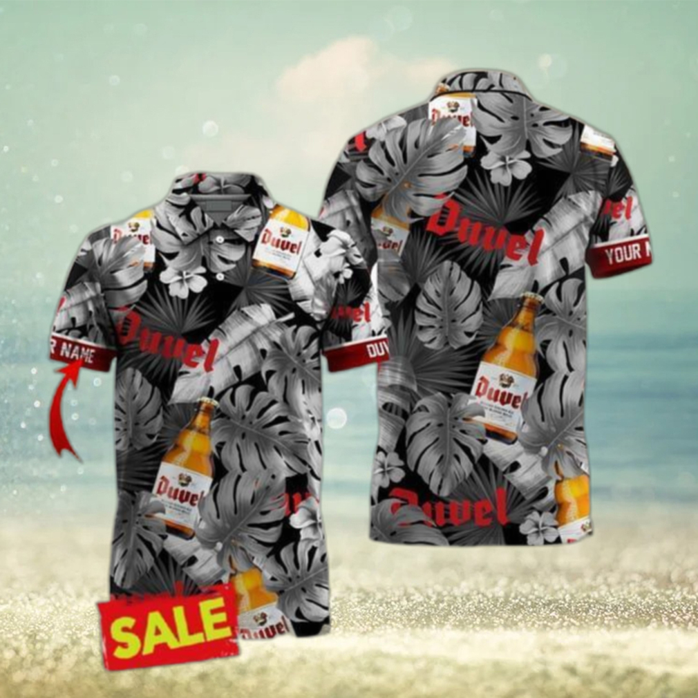 Personalized Duvel Beer Tropical Hawaiian 3D Polo Shirt Beer Love AOP Gift For Mens - Limotees