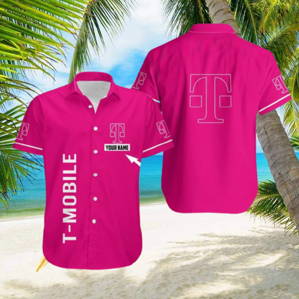 Personalized Hawaiian Shirt T Mobile Pink Trending Summer Gift For Men And Women hawaiian shirt - Limotees