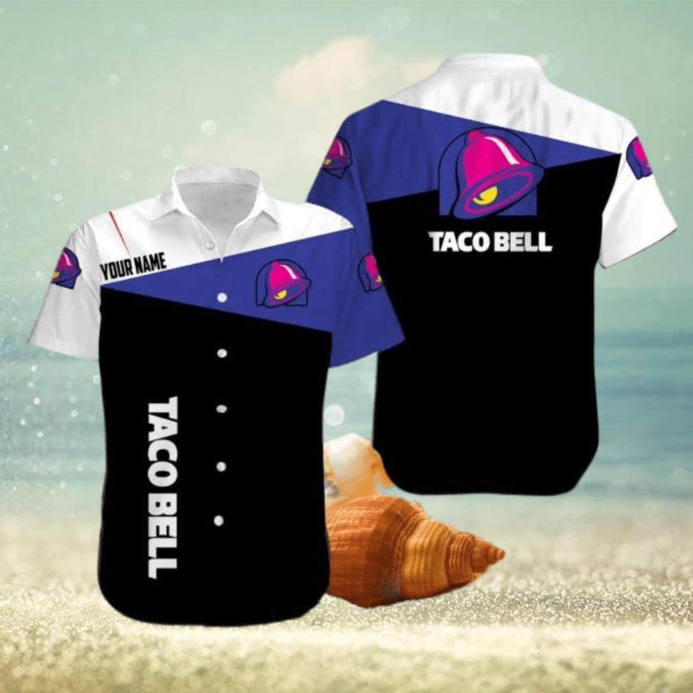 Personalized Hawaiian Shirt Taco Bell Black And White Trending Summer Gift For Men And Women - Limotees