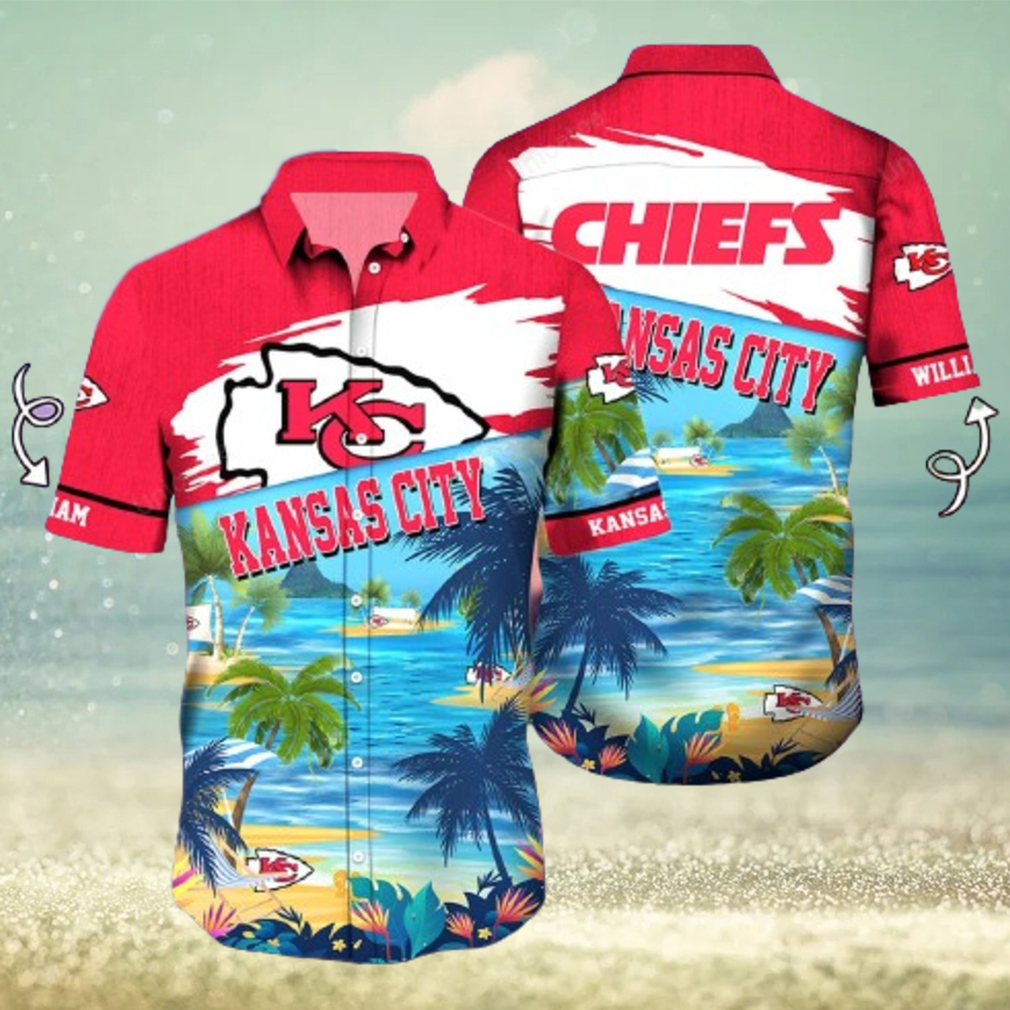 Personalized Kansas City Chiefs Sports Team Hawaiian Shirt - Limotees