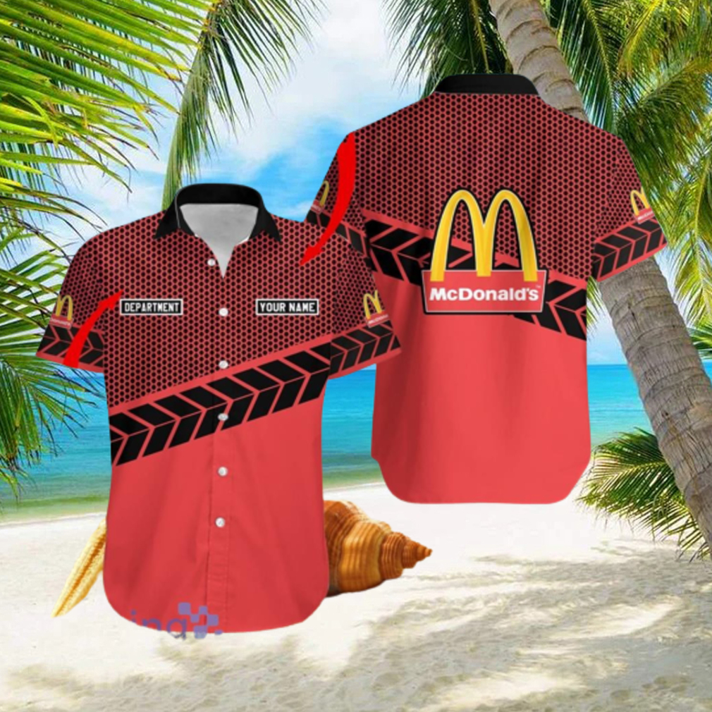 Personalized Mcdonald s Logo Red V1 Hawaiian Shirt - Limotees