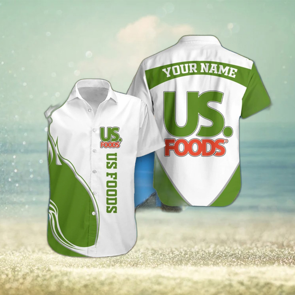 Personalized Name Us Foods 3D Hawaiian Shirt Aloha Summer Vacation Gift For Men And Women - Limotees