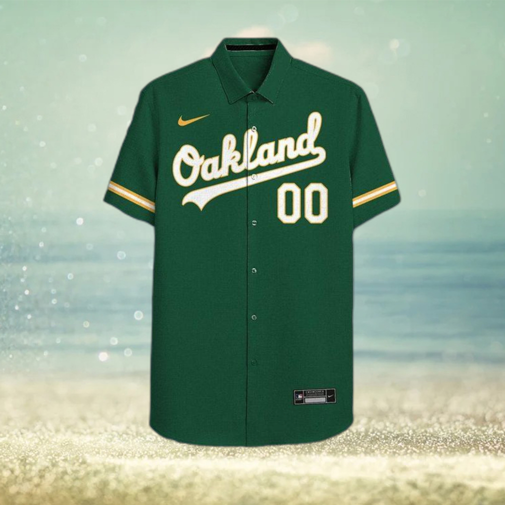 Personalized Oakland Athletics All Over Print 3d Leobees 3D Awesome Hawaiian Shirt - Limotees