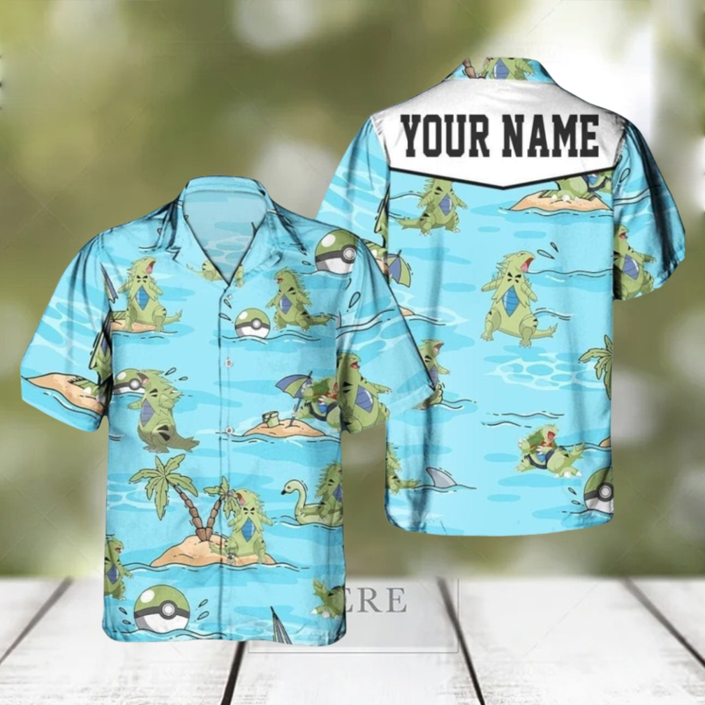 Personalized Pokemon Tyranitar Hawaiian Shirt For Men And Women - Limotees