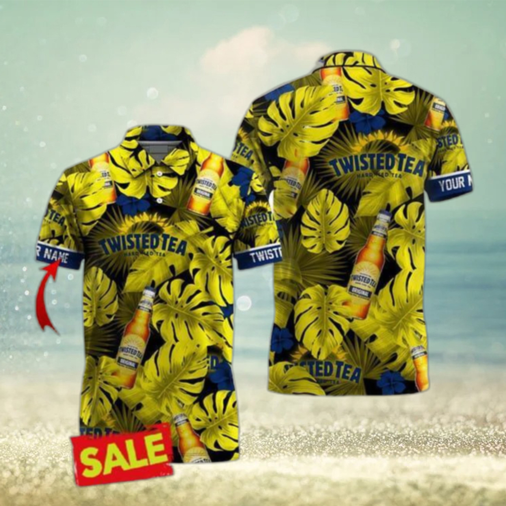 Personalized Twisted Tea Tropical Hawaiian 3D Polo Shirt Beer Love AOP Gift For Mens - Limotees