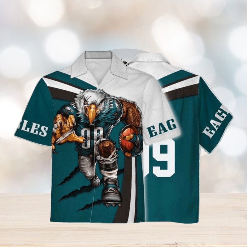 Personalized Unisex Hawaiian Shirt Philadelphia Eagles Football Team 3D Apparel For Men Women - Limotees