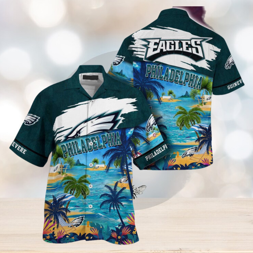 Philadelphia Eagles NFL Customized Summer Hawaii Shirt For Sports Fans - Limotees