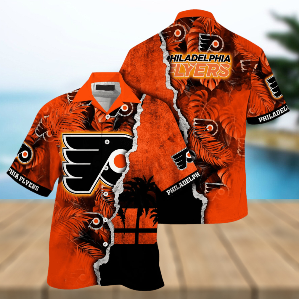 Philadelphia Flyers NHL Hawaiian Shirt Custom Heatwave Aloha Shirt - Limotees