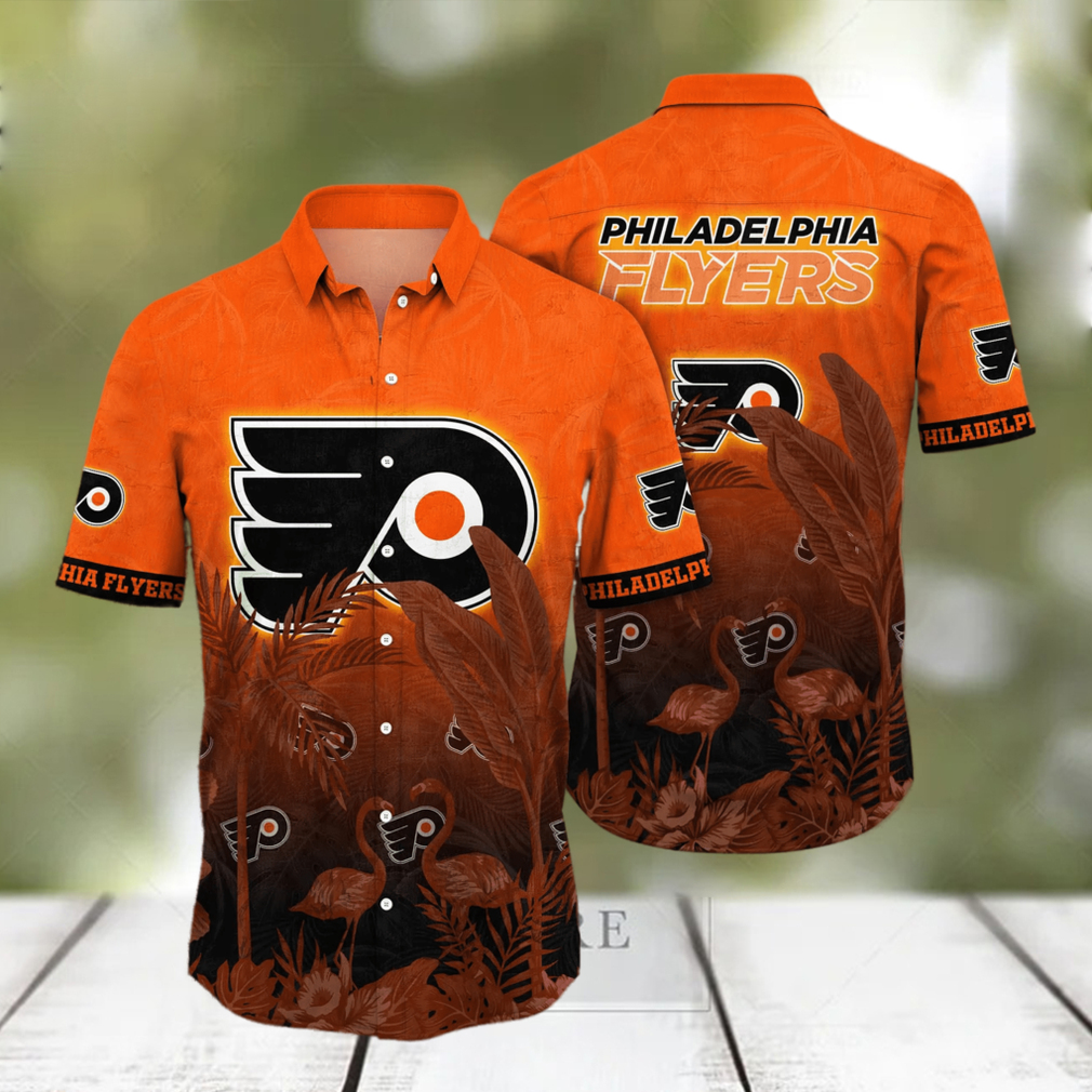 Philadelphia Flyers NHL Hawaiian Shirt Sunsetstime Aloha Shirt - Limotees