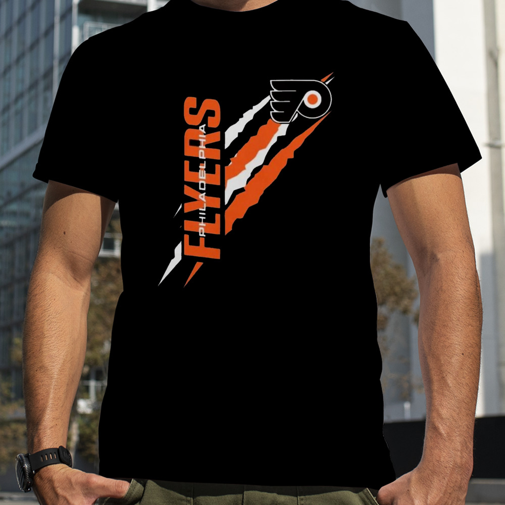 Philadelphia Flyers Starter Black Color Scratch Shirt