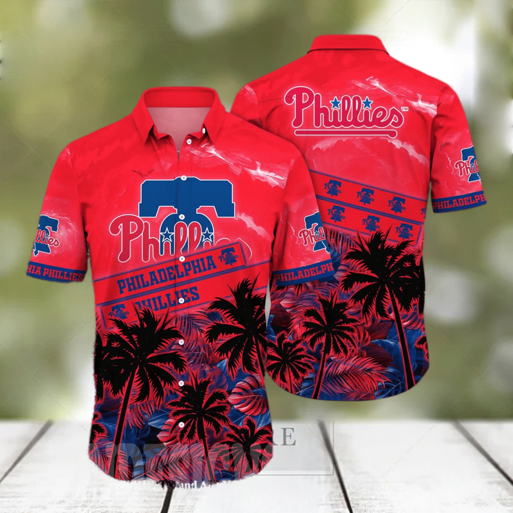 Philadelphia Phillies MLB Floral Unisex All Over Print Hawaiian Shirt - Limotees