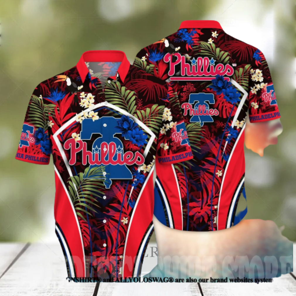 Philadelphia Phillies MLB Flower Unisex All Over Print Hawaiian Shirt - Limotees