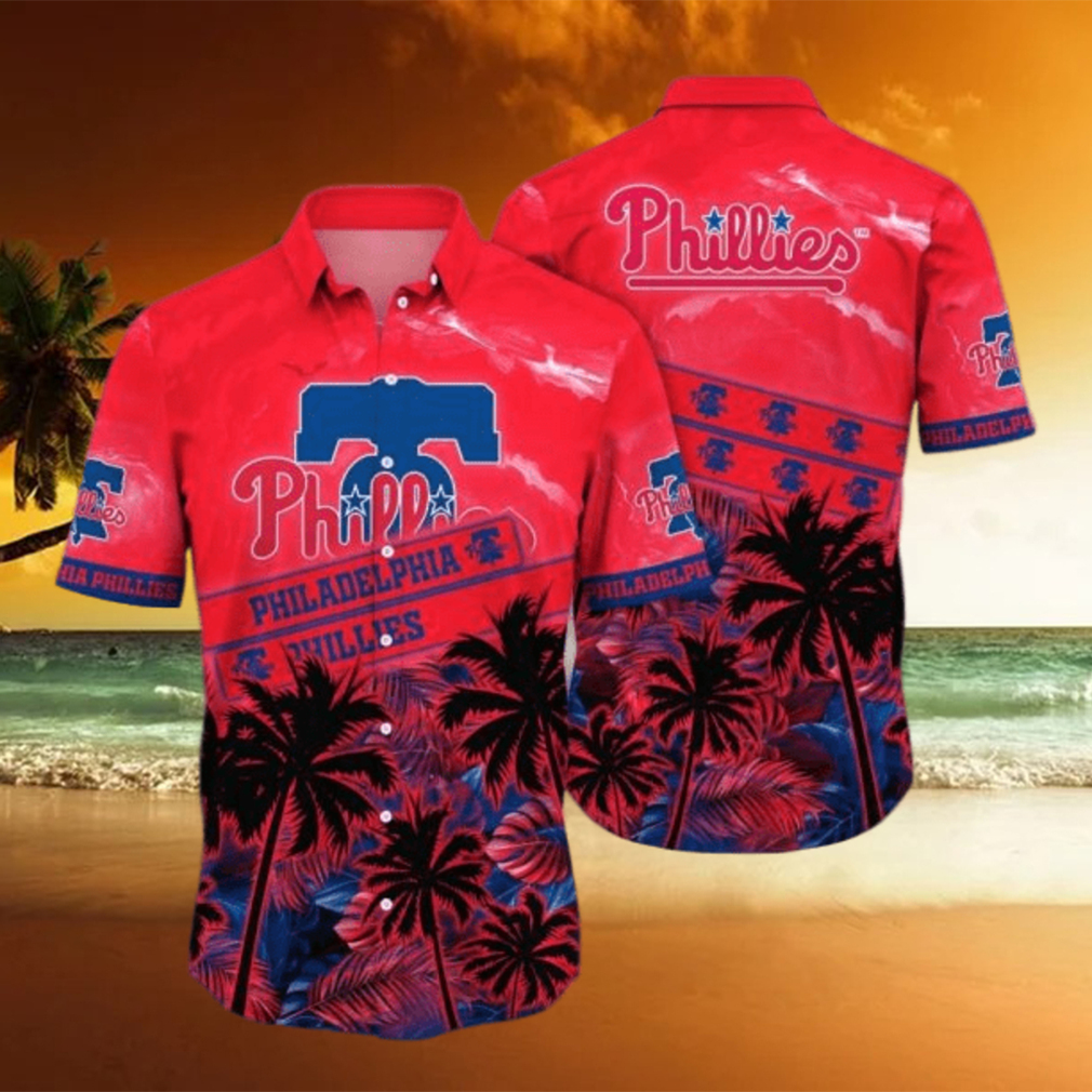 Phillies Hawaiian Shirt NEW Phillies Shirt Philadelphia Phillies Aloha Shirt Mlb Hawaiian Shirts - Limotees